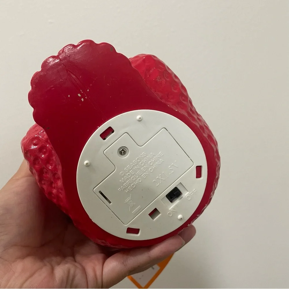 Target Red Strawberry Skull Decor Rare HTG